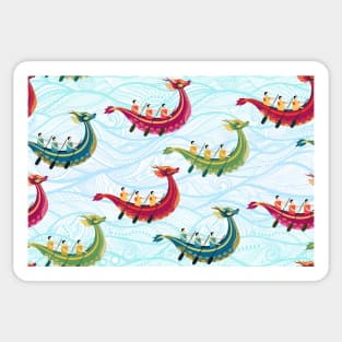 Dragon Festival - Boat race Sticker